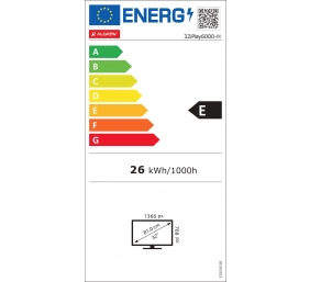 Allview | 32iPlay6000-H | 32" (81 cm) | Smart TV | VIDAA | HD | Black