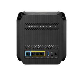 Wifi 6 802.11ax Tri-band Gigabit Gaming Mesh Router | GT6 ROG Rapture (1-Pack) | 802.11ax | 574+4804+4804 Mbit/s | 10/100/1000 Mbit/s | Ethernet LAN (RJ-45) ports 3 | Mesh Support Yes | MU-MiMO Yes | No mobile broadband | Antenna type Internal