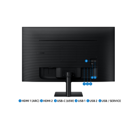 Samsung | Smart Monitor | LS32BM700UPXEN | 32 " | VA | UHD | 16:9 | 60 Hz | 4 ms | 3840 x 2160 | 300 cd/m² | HDMI ports quantity 2 | Black | Warranty  month(s)