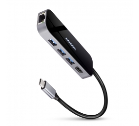 AXAGON SuperSpeed USB-C COMBO 6in1 Hub | HMC-6GL