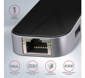 AXAGON SuperSpeed USB-C COMBO 6in1 Hub | HMC-6GL