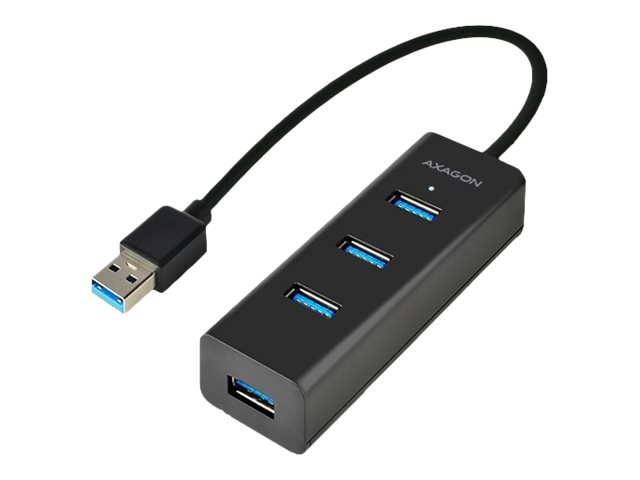 AXAGON Four-port USB 3.0 hub with fast charging and power support | HUE-S2B