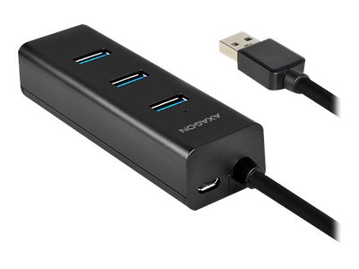 AXAGON Four-port USB 3.0 hub with fast charging and power support | HUE-S2B