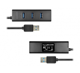 AXAGON Four-port USB 3.0 hub with fast charging and power support | HUE-S2B