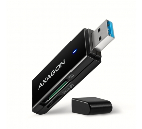 AXAGON Slim super-speed USB 3.2 Gen 1 card reader with a direct USB-A connector | CRE-S2N