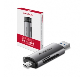 AXAGON Mobile USB 3.2 Gen 1card reader with USB-C and USB-A connectors | CRE-SAC