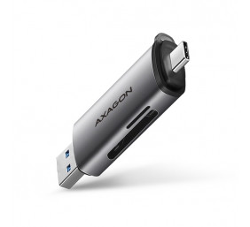 AXAGON Mobile USB 3.2 Gen 1card reader with USB-C and USB-A connectors | CRE-SAC