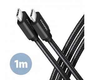 AXAGON Data and charging USB 3.2 Gen 1 cable, 1 m | BUCM3-CM10AB | USB Type C - USB Type C