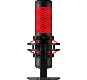 HyperX QuadCast Mikrofonas USB Mini-B, 3.5mm jack, Red Lighting, Juoda