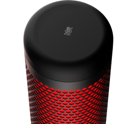 HyperX QuadCast Mikrofonas USB Mini-B, 3.5mm jack, Red Lighting, Juoda