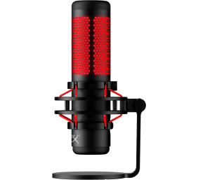 HyperX QuadCast Mikrofonas USB Mini-B, 3.5mm jack, Red Lighting, Juoda