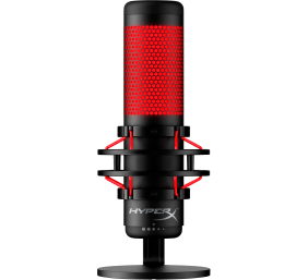 HyperX QuadCast Mikrofonas USB Mini-B, 3.5mm jack, Red Lighting, Juoda