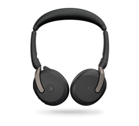 Jabra Evolve2 65 Flex MS Stereo Link380a Belaidės ausinės Bluetooth, USB-A, Juoda