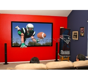 Elite Screens ER135WH1 Sable Fixed Frame HDTV Projection Screen