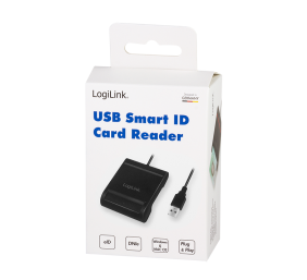Logilink | USB 2.0 card reader, for smart ID | CR0047 | Card Reader