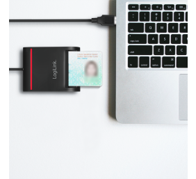 Logilink | USB 2.0 card reader, for smart ID | CR0047 | Card Reader