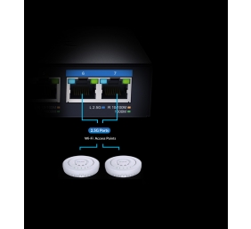 D-Link | 7-Port Multi-Gigabit Unmanaged Switch | DMS-107/E | Unmanaged | Desktop | Power supply type External