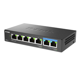 D-Link | 7-Port Multi-Gigabit Unmanaged Switch | DMS-107/E | Unmanaged | Desktop | Power supply type External