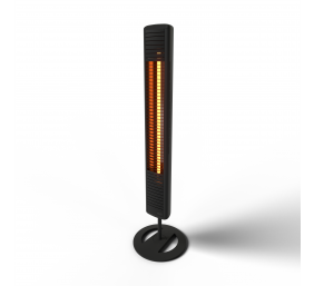 Mill | Outdoor Heater | OH2000ULGPFLOOR | Patio heater | 2000 W | Black | IP65