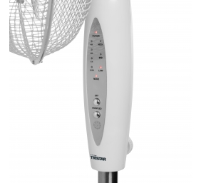 Tristar | Stand fan | VE-5898 | Stand Fan | White | Diameter 40 cm | Number of speeds 3 | Oscillation | 45 W | Remote control
