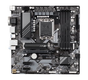 Gigabyte | B760M DS3H 1.0 M/B | Processor family Intel | Processor socket LGA1700 | DDR5 | Memory slots 4 | Supported hard disk drive interfaces SATA, M.2 | Number of SATA connectors 4 | Chipset Intel B760 Express | Micro ATX