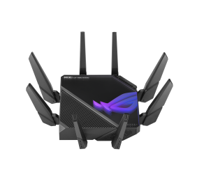 Wifi 6 802.11ax Quad-band Gigabit Gaming Router | ROG GT-AXE16000 Rapture | 802.11ax | 1148+4804+4804+48004 Mbit/s | 10/100/1000 Mbit/s | Ethernet LAN (RJ-45) ports 4 | Mesh Support Yes | MU-MiMO Yes | No mobile broadband | Antenna type External/Internal 