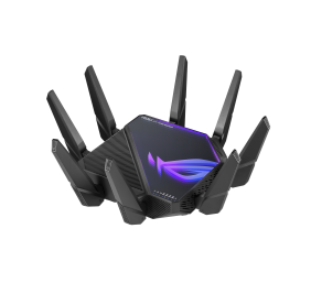 Wifi 6 802.11ax Quad-band Gigabit Gaming Router | ROG GT-AXE16000 Rapture | 802.11ax | 1148+4804+4804+48004 Mbit/s | 10/100/1000 Mbit/s | Ethernet LAN (RJ-45) ports 4 | Mesh Support Yes | MU-MiMO Yes | No mobile broadband | Antenna type External/Internal 