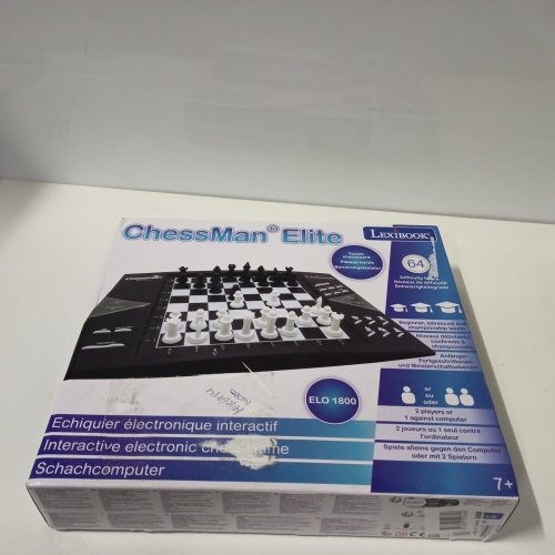 stotelė šachmatų viena elektroninis ChessMan Elite Interaktyvus 1STOP.lt verslui grąžinimo po Jūsų prekė žaidimas, CG1300 Ecost Lexibook -