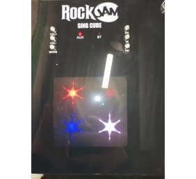 Ecost prekė po grąžinimo RockJam RJSC01-BK Singcube įkraunamas Bluetooth karaokės aparatas su dviem