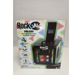 Ecost prekė po grąžinimo RockJam RJSC01-BK Singcube įkraunamas Bluetooth karaokės aparatas su dviem