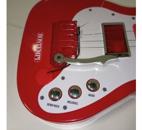 Ecost prekė po grąžinimo Bontempi raudona elektrinė gitara, įvairiaspalvė, 67 x 22 x 4,5 cm (241300)