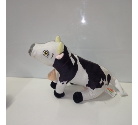 Ecost prekė po grąžinimo LA GRANJA DE ZENON Zenon Farm - Muzikinė karvė Lola, DX pliušinė 20 cm juod