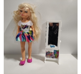 Ecost prekė po grąžinimo Famosa 700015131 Nancy Mirror 1001 kirpimo manekenas su spinta, veidrodžiu