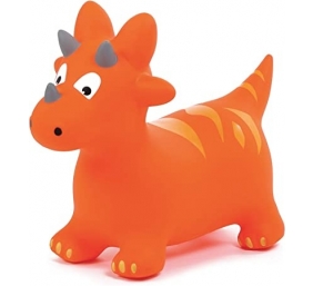 Ecost prekė po grąžinimo LUDI 90023 Dinosaur Springer kamuolys, oranžinis