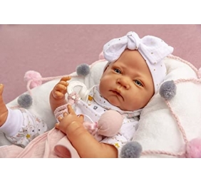 Ecost prekė po grąžinimo Berjuan 8206 Kūdikio lėlė, atgimęs vaikas, toquilla mechanizmas-8206, balta