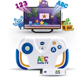 Ecost prekė po grąžinimo VTech ABC Smile TV Mano pirmoji mokomoji žaidimų konsolė 3/7 metų