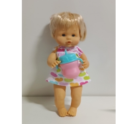 Ecost prekė po grąžinimo Nenuco and Her Tricycle Baby Doll lėlė su miela suknele, rožinis triratukas