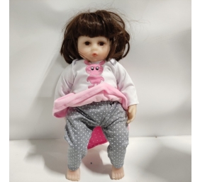Ecost prekė po grąžinimo Anyee 60 cm Reborn Baby Girl gyvas rankų darbo minkštas silikoninis vinilo