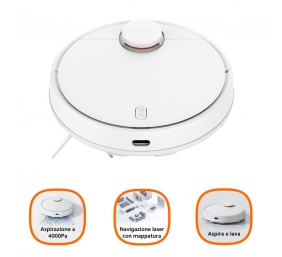 Xiaomi | Robot Vacuum | S10 EU | Wet&Dry | Operating time (max) 130 min | Lithium Ion | 3200 mAh | Dust capacity 0.30 L | 4000 Pa | White | Battery warranty 24 month(s)