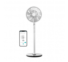 Duux | Fan | Whisper Flex Ultimate Smart | Stand Fan | White | Diameter 34 cm | Number of speeds 30 | Oscillation | 3-26 W | Remote control