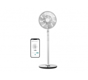 Duux | Fan | Whisper Flex Ultimate Smart | Stand Fan | White | Diameter 34 cm | Number of speeds 30 | Oscillation | 3-26 W | Remote control