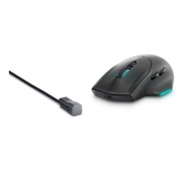 Dell | Gaming Mouse | AW620M | Wired/Wireless | Alienware Wireless Gaming Mouse | Dark Side of the Moon