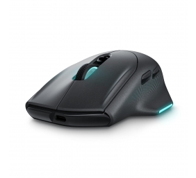 Dell | Gaming Mouse | AW620M | Wired/Wireless | Alienware Wireless Gaming Mouse | Dark Side of the Moon