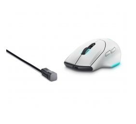 Dell | Gaming Mouse | AW620M | Wired/Wireless | Alienware Wireless Gaming Mouse | Lunar Light