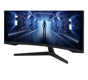 Samsung Odyssey G5 G55T Monitorius 34'' VA LED Curved, UWQHD 3440x1440, 1ms, 250 cd/m2, 165Hz, Juoda