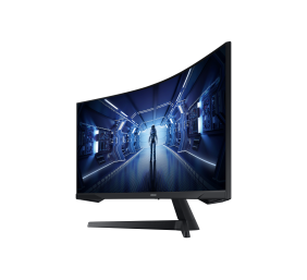 Samsung Odyssey G5 G55T Monitorius 34'' VA LED Curved, UWQHD 3440x1440, 1ms, 250 cd/m2, 165Hz, Juoda