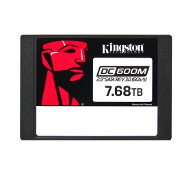 Kingston DC600M | 7680 GB | SSD form factor 2.5" | Solid-state drive interface SATA Rev. 3.0 | Read speed 560 MB/s | Write speed 530 MB/s
