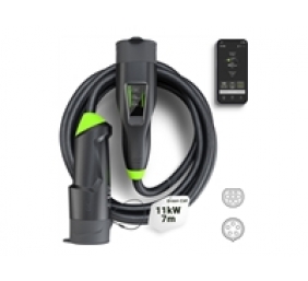 Green Cell | Habu 2in1 Smart Mobile EV Charger 11kW | EVGC01 | 16 A | 7 m | Black/Green