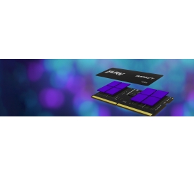 Kingston KF560S38IBK2-32 32GB 6000MT/s DDR5 CL38 SODIMM (Kit of 2) FURY Impact PnP | Kingston