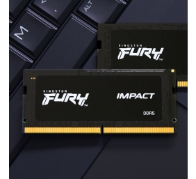 Kingston KF560S38IBK2-32 32GB 6000MT/s DDR5 CL38 SODIMM (Kit of 2) FURY Impact PnP | Kingston